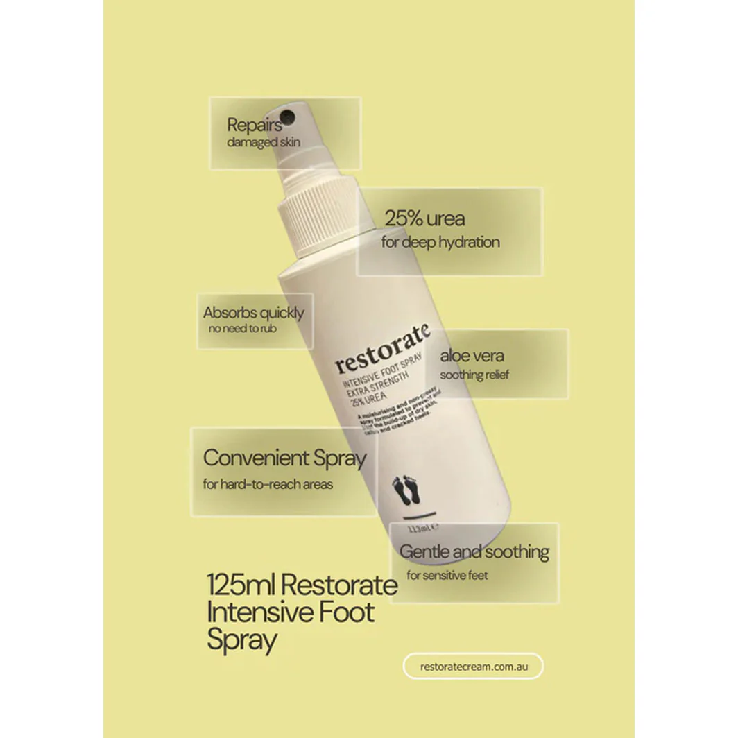 Restorate Intensive Foot Spray 125ml - Image 5
