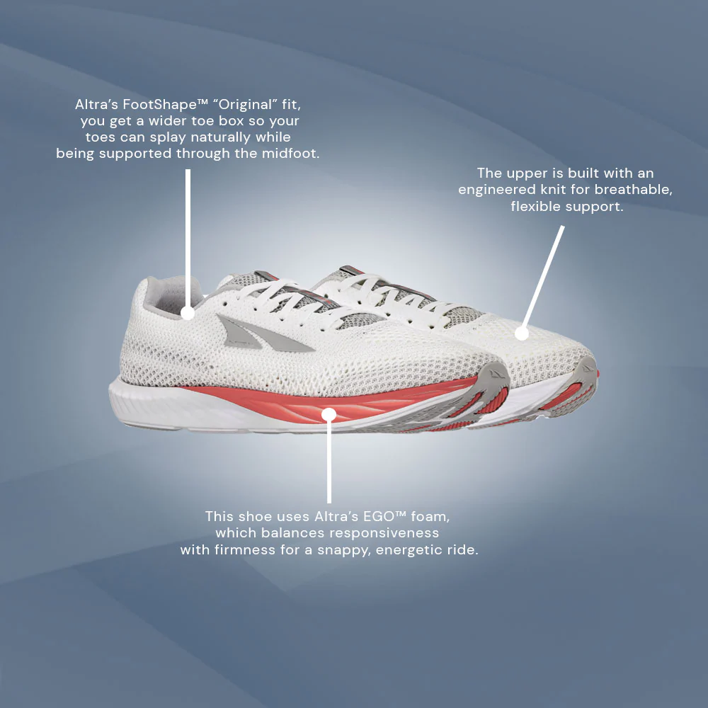 Altra - Escalante Racer 2 - White/Coral - Womens - Image 6
