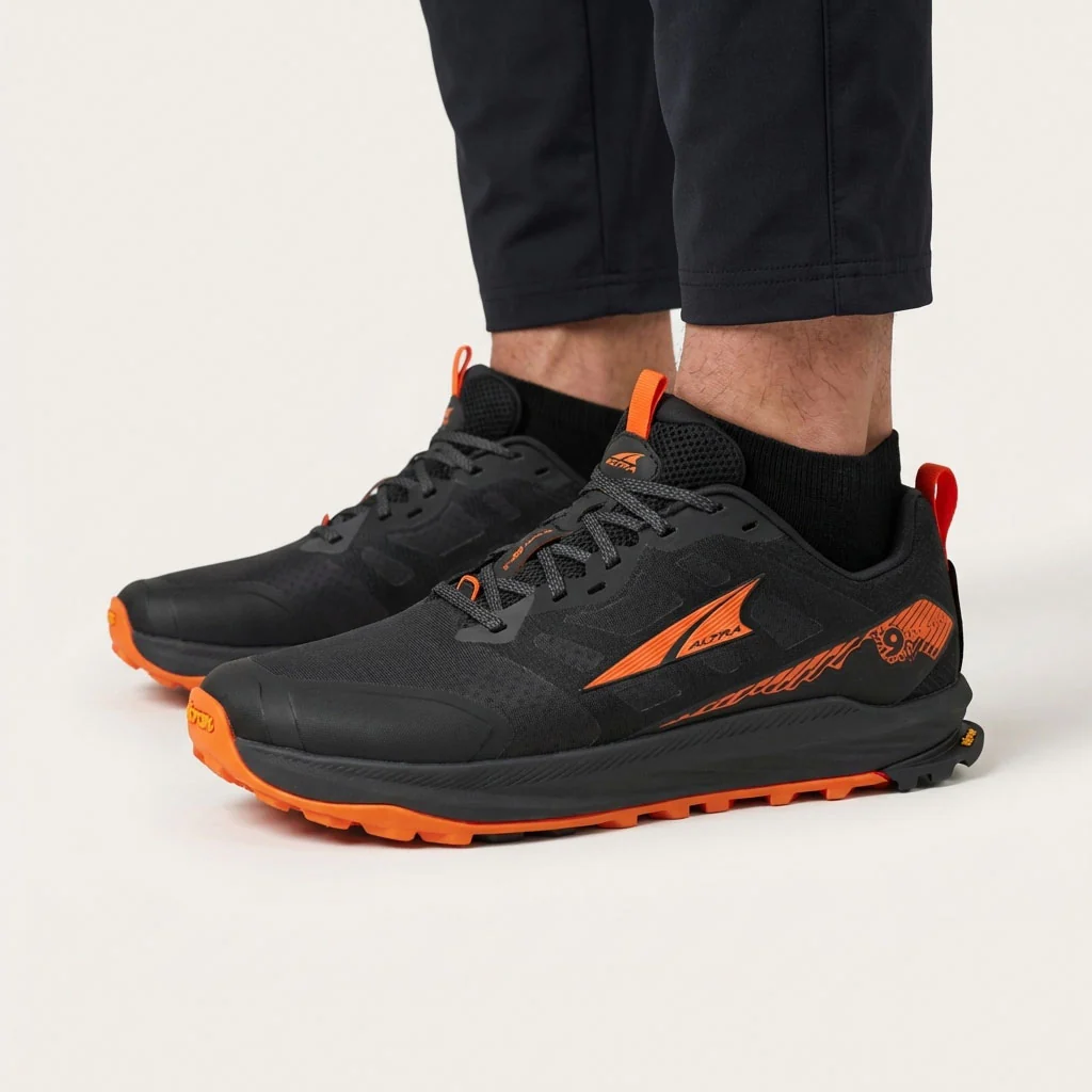 Altra - Lone Peak 9+ Black/Orange - Mens - Image 11
