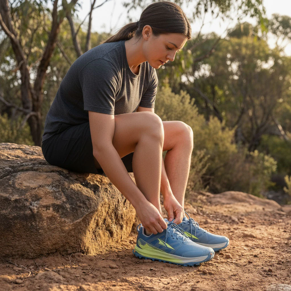 Altra - Lone Peak 9+ Blue/Lime- Womens - Image 2