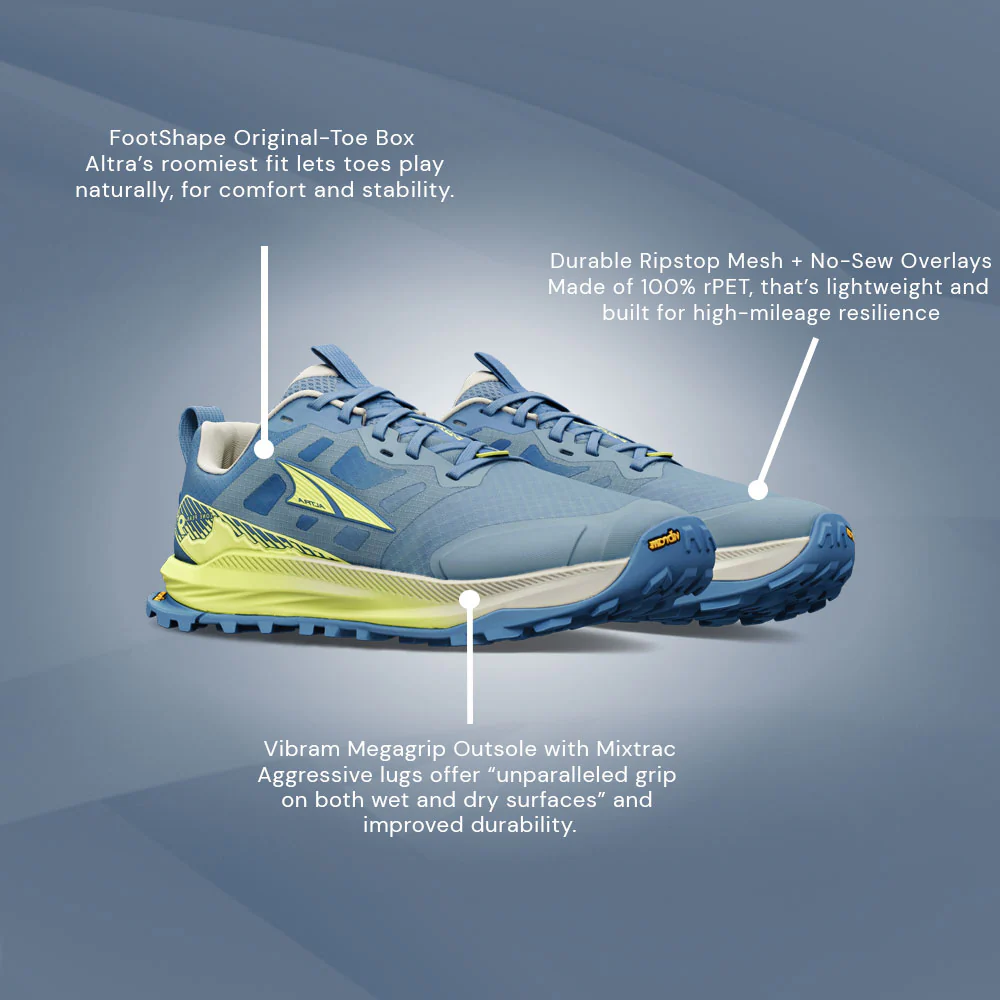 Altra - Lone Peak 9+ Blue/Lime- Womens - Image 6