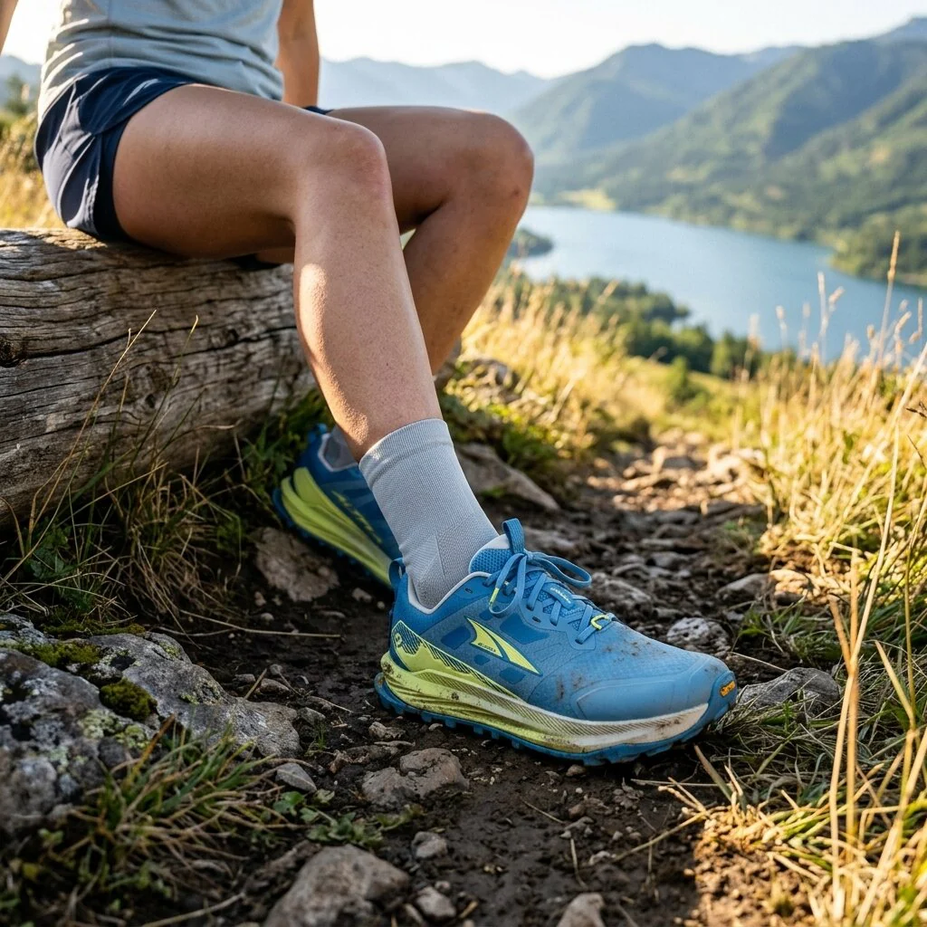Altra - Lone Peak 9+ Blue/Lime- Womens - Image 7