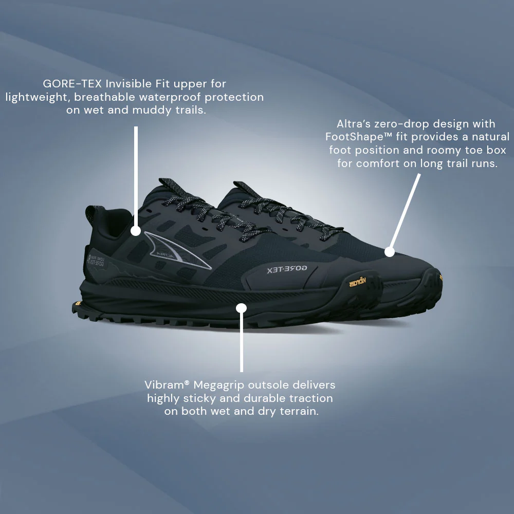 Altra - Lone Peak 9+ GTX - Black/Black - Mens - Image 6