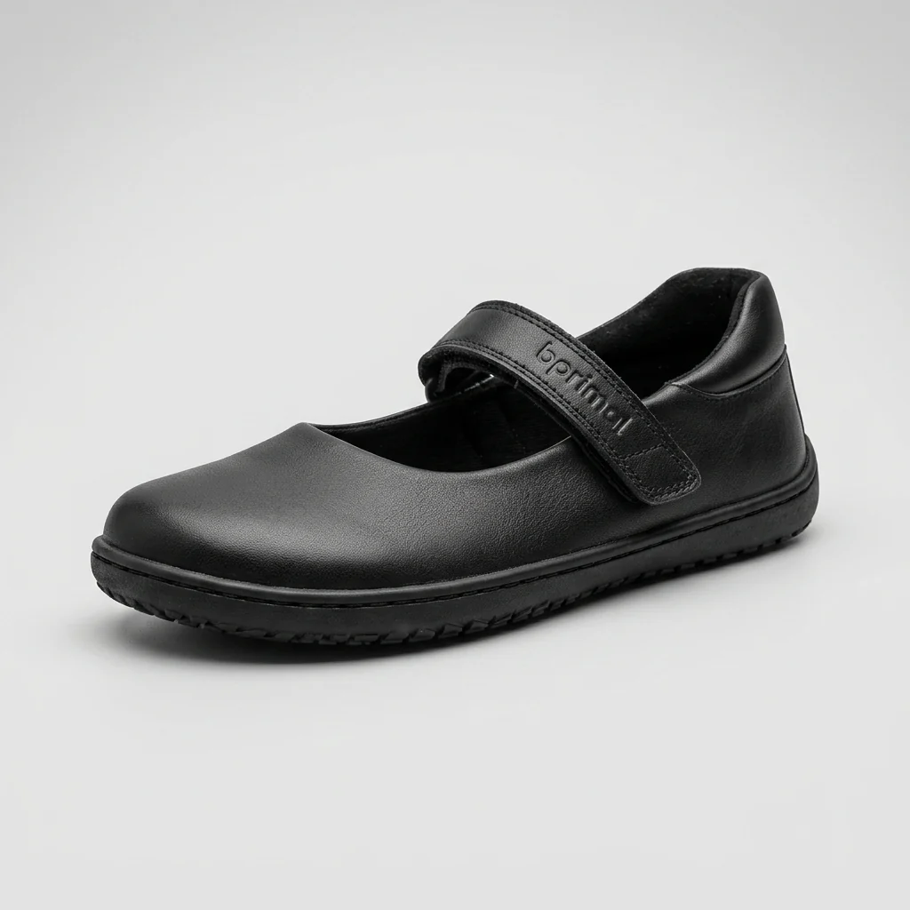 Bprimal Kids - MJ 2.0 - Black (Leather) School Shoes - Image 3