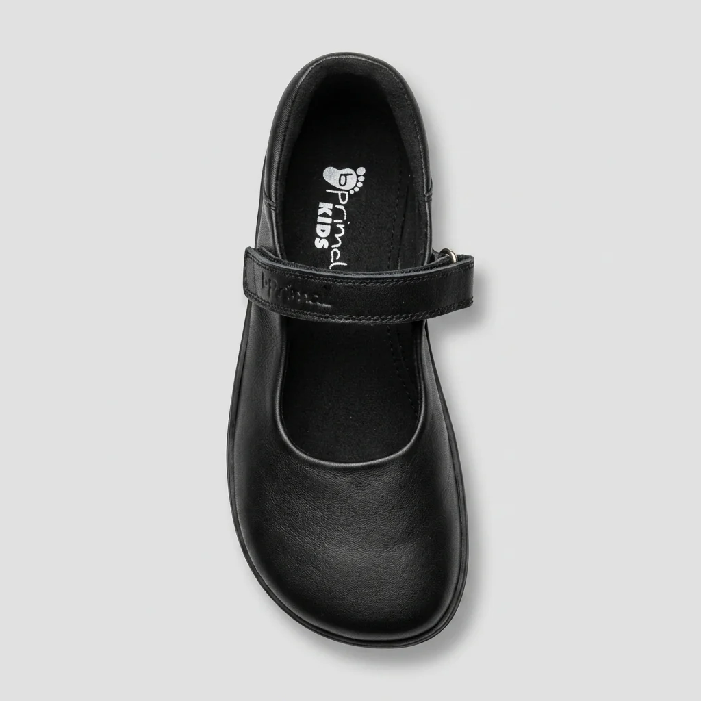 Bprimal Kids - MJ 2.0 - Black (Leather) School Shoes - Image 5