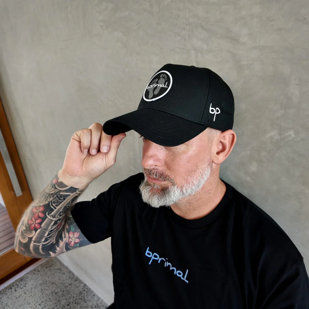 Bprimal Snapback Cap (Sustainable Cotton) - Black - Image 3
