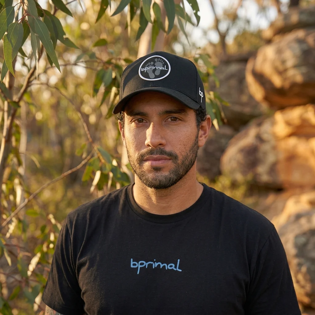 Bprimal Snapback Cap (Sustainable Cotton) - Black - Image 9