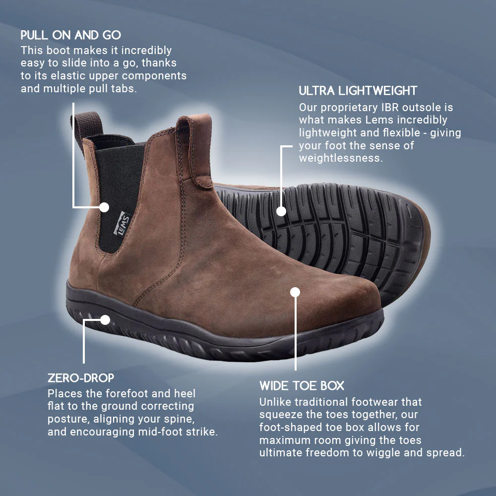 Lems - Chelsea Boot Waterproof - Espresso (Unisex) - Image 6