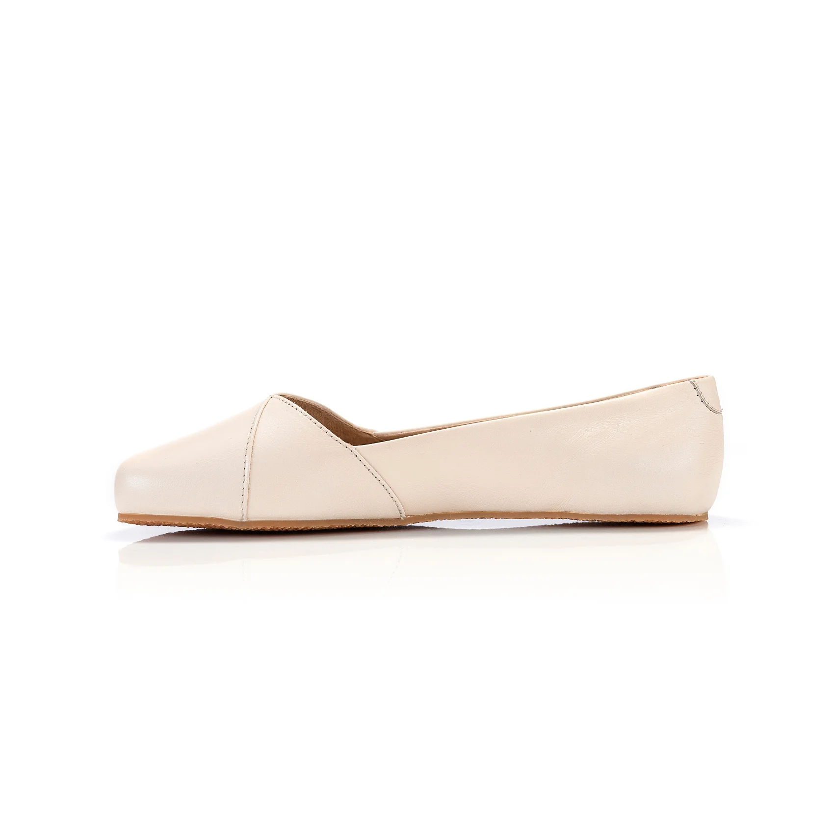 Shapen - PEONY WIDE Barefoot Ballerinas - Beige (Womens) - Image 4