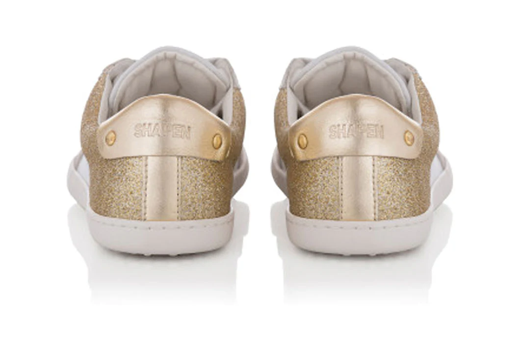 Shapen - CHARM Leather Barefoot Shoes  - Light Gold (Womens) - Image 8