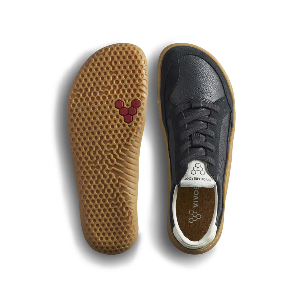 Vivobarefoot Gobi III Sneaker Leather (Womens) - Obsidian - Image 4