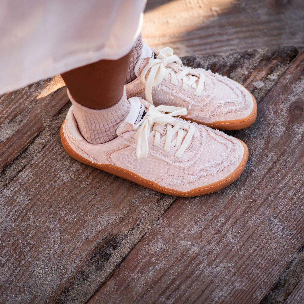Vivobarefoot Gobi Sneaker Canvas (Womens) - Rose - Image 6
