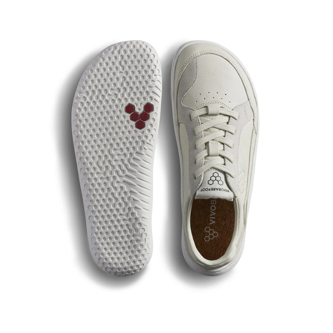 Vivobarefoot Gobi III Sneaker Leather (Womens) - Limestone - Image 4