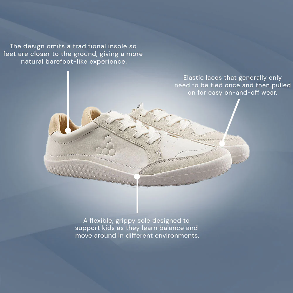Vivobarefoot - Gobi Sneaker Juniors - Limestone - Image 6