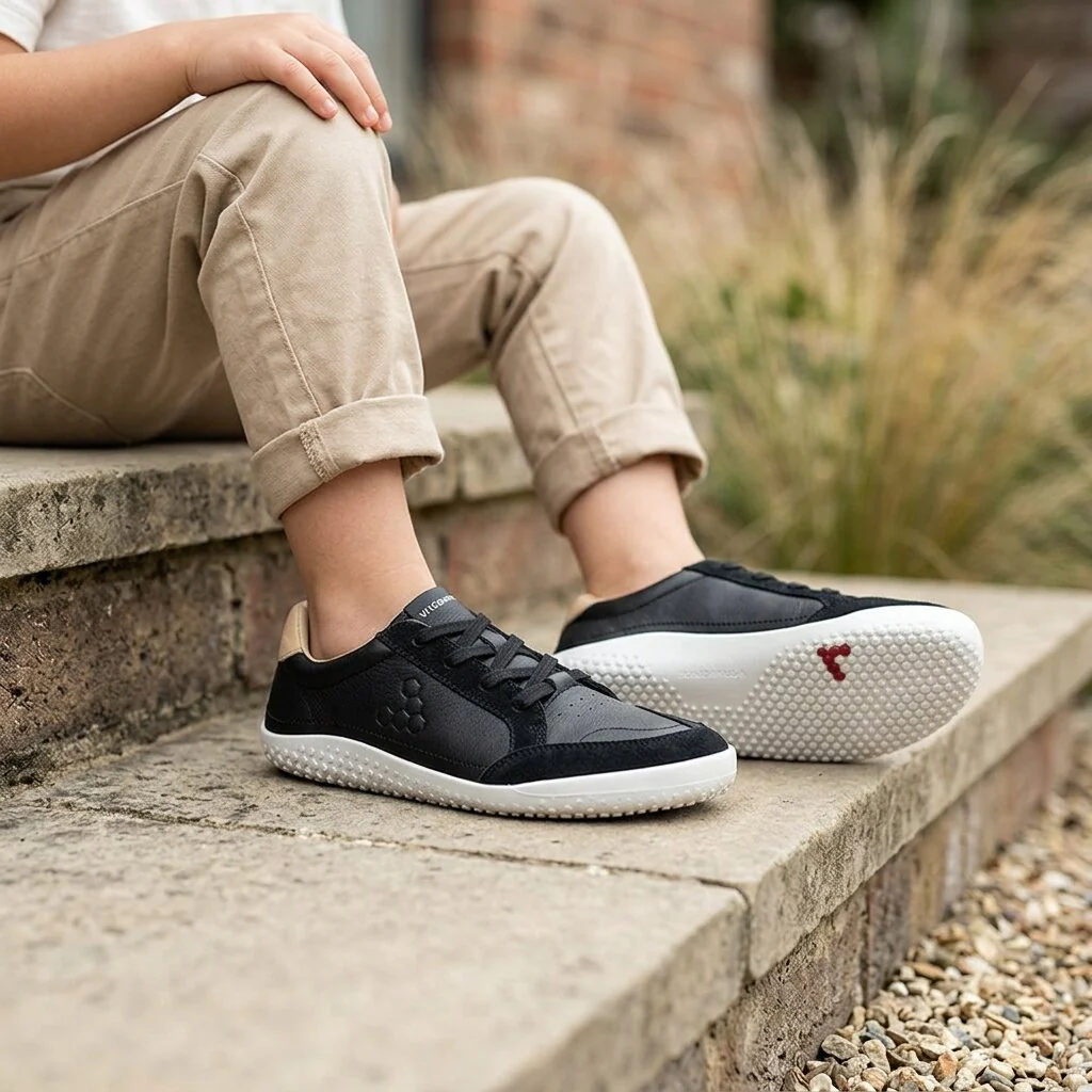 Vivobarefoot - Gobi Sneaker Juniors - Obsidian - Image 2