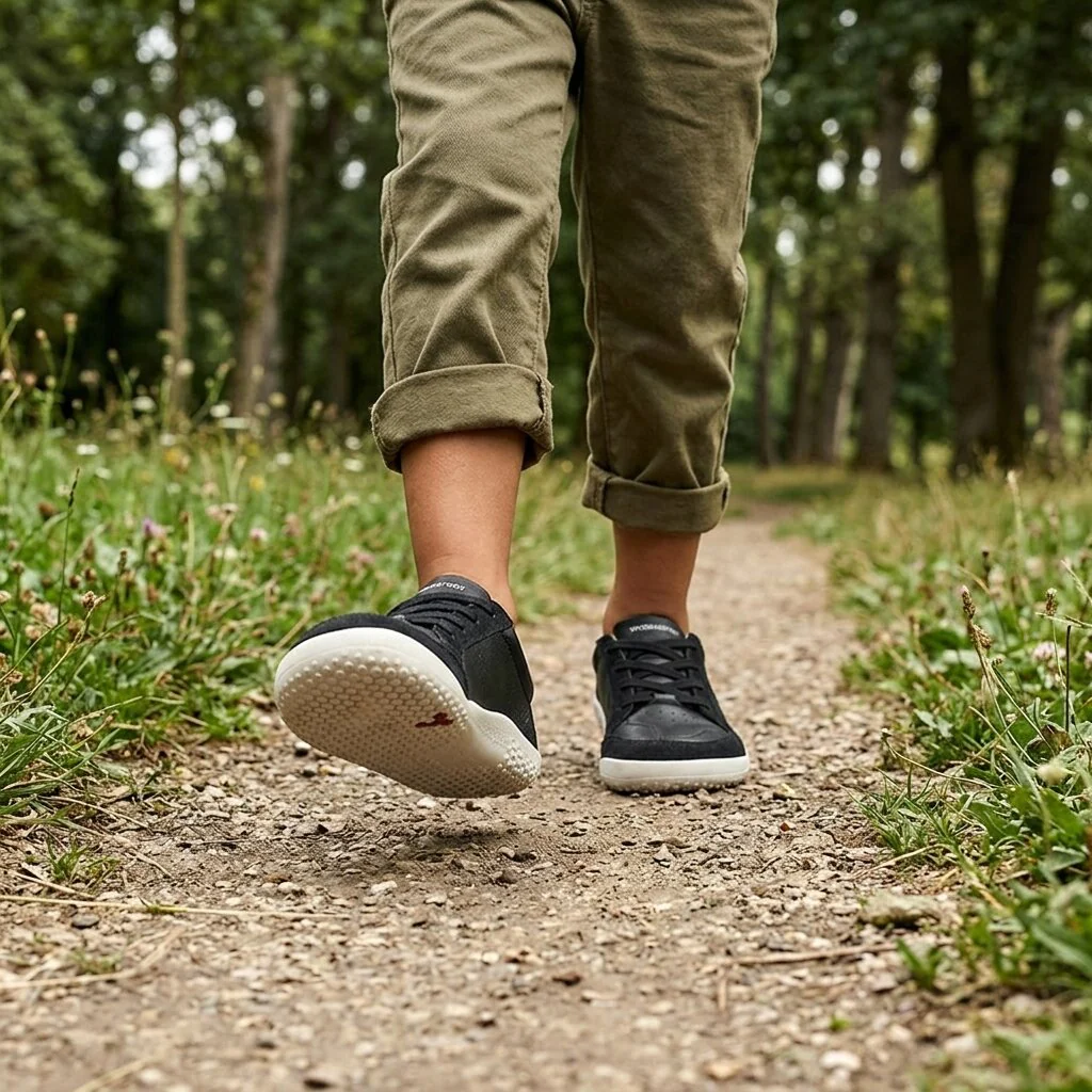 Vivobarefoot - Gobi Sneaker Juniors - Obsidian - Image 3
