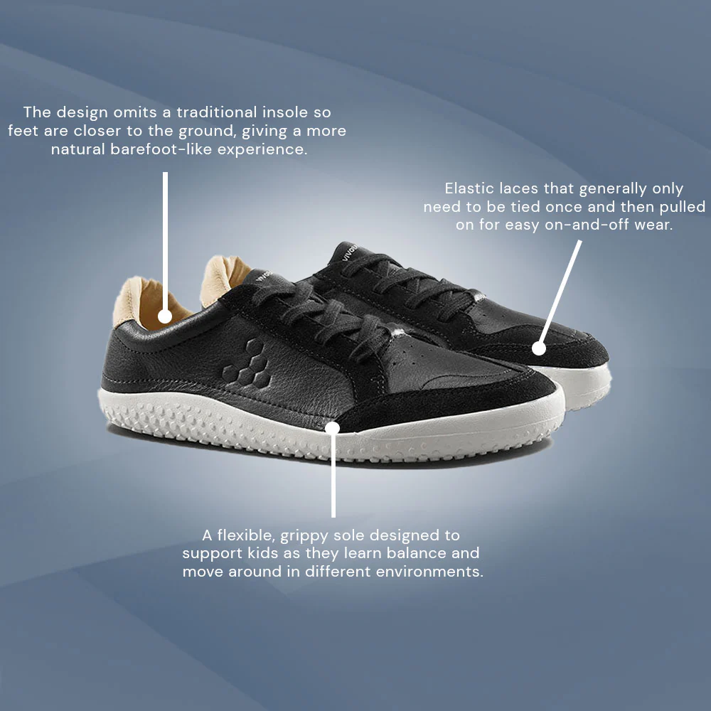 Vivobarefoot - Gobi Sneaker Juniors - Obsidian - Image 6
