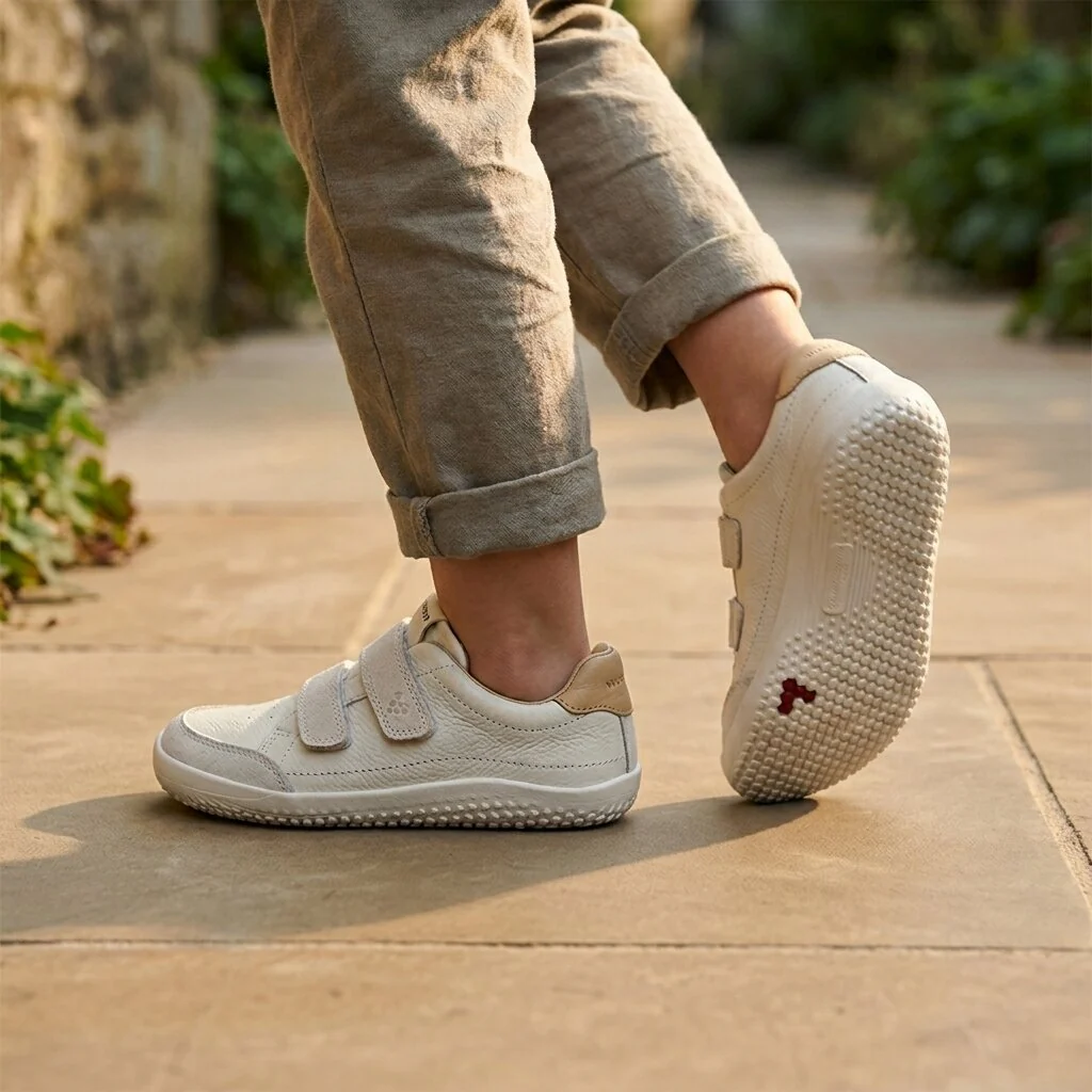 Vivobarefoot - Gobi Sneaker Kids - Limestone - Image 3