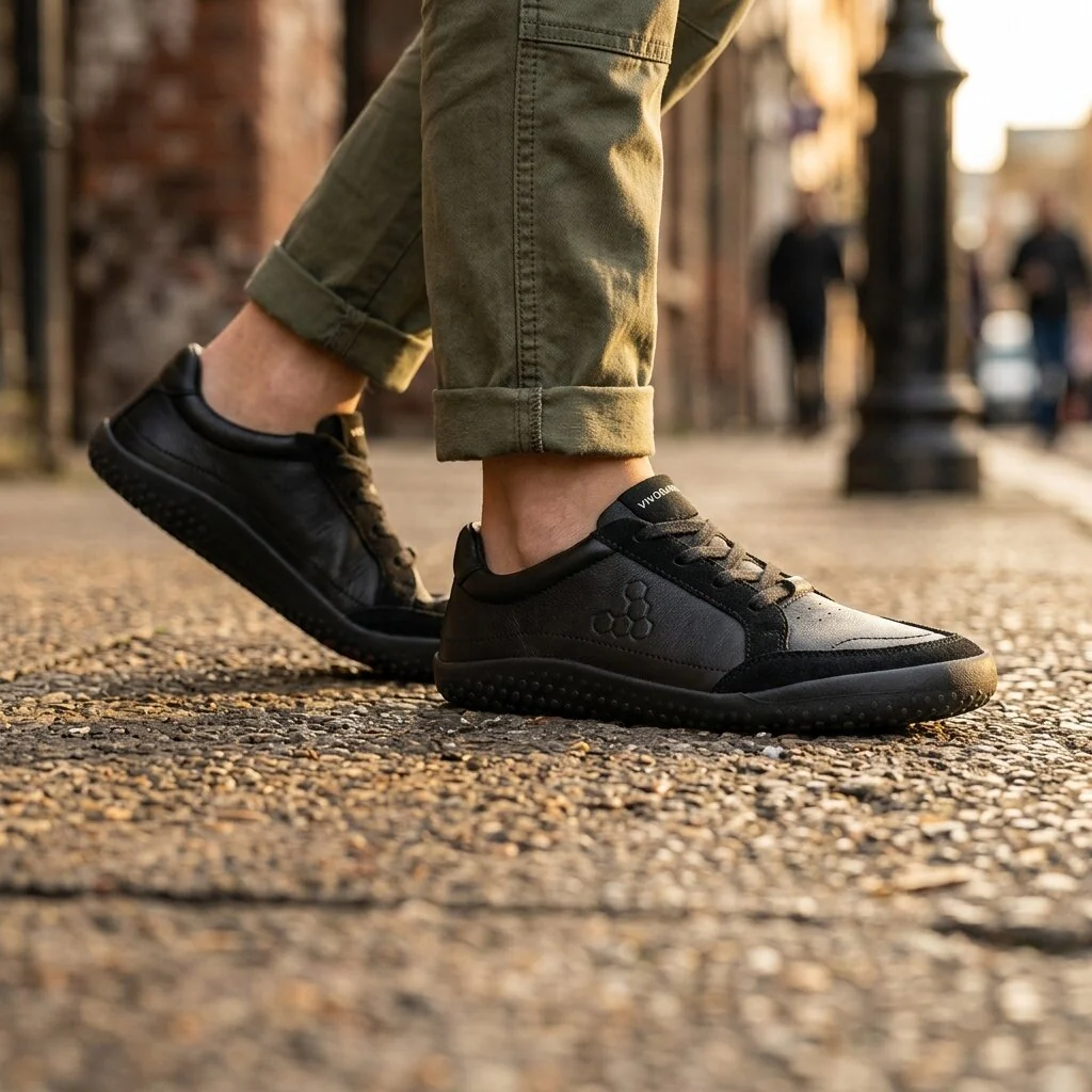 Vivobarefoot - Gobi Sneaker School Juniors - Obsidian - Image 2