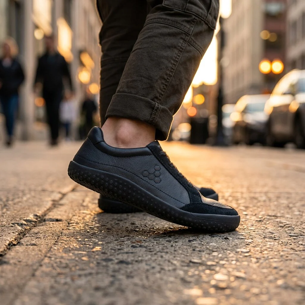 Vivobarefoot - Gobi Sneaker School Juniors - Obsidian - Image 3