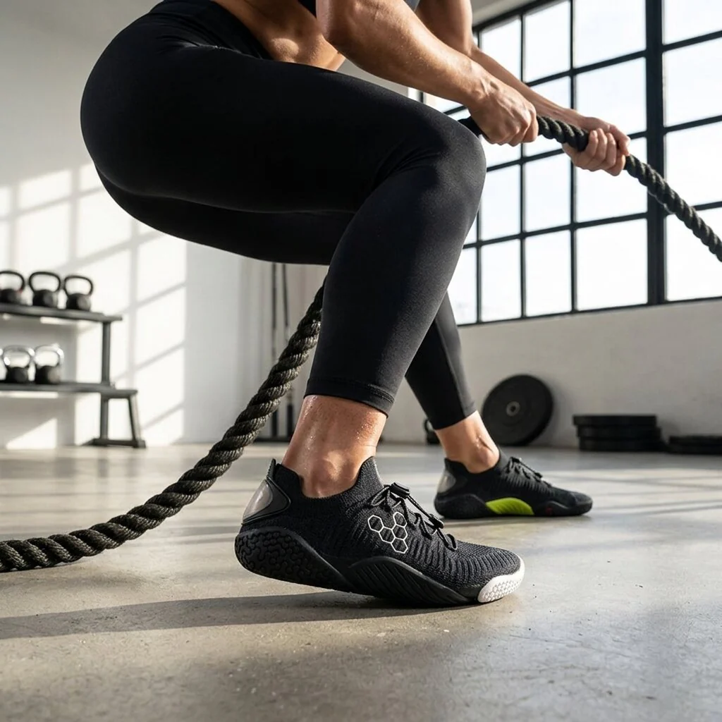 Vivobarefoot Motus Flex (Womens) - Obsidian - Image 2