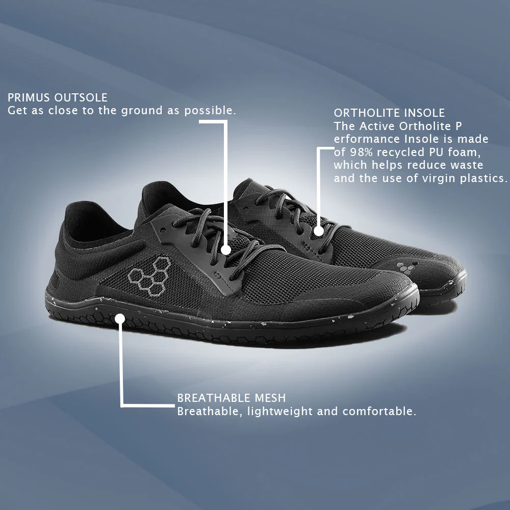 Vivobarefoot - Primus Lite 3.5 (Mens) - Obsidian - Image 19