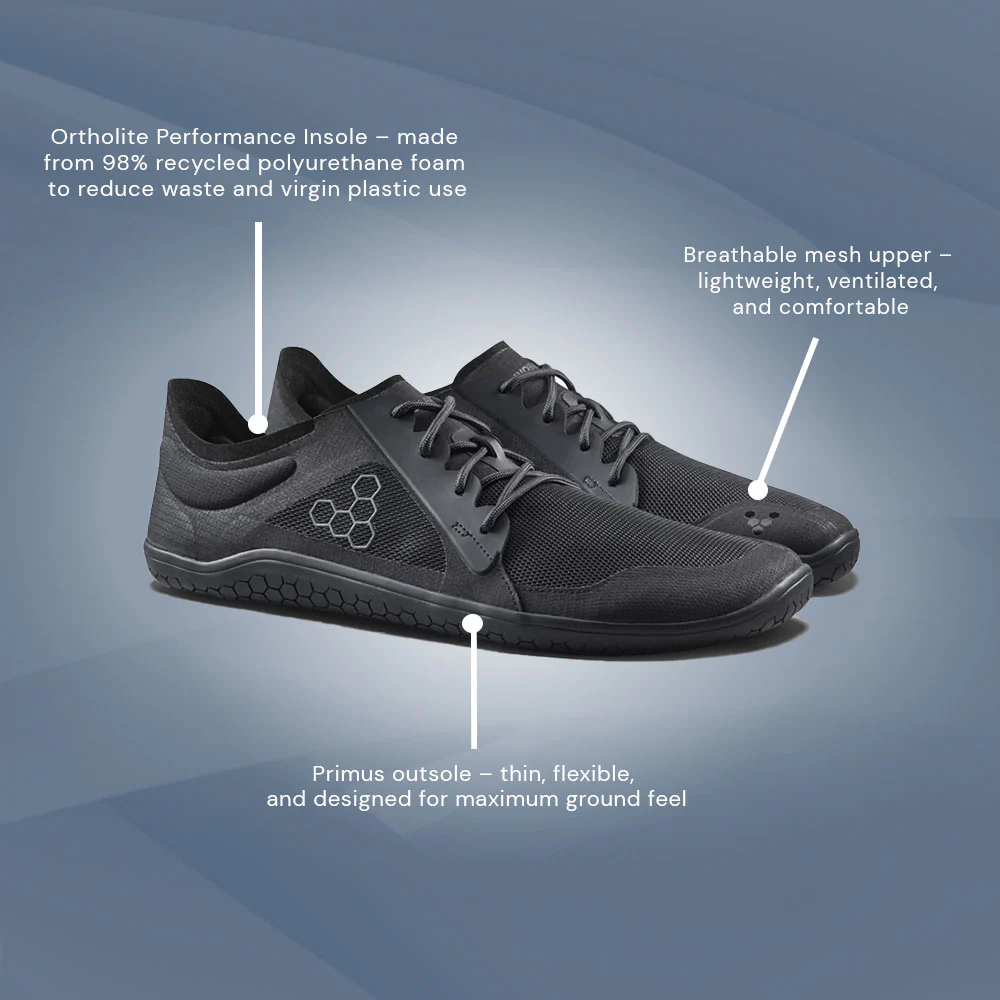 Vivobarefoot - Primus Lite IV (Mens) - Obsidian - Image 6