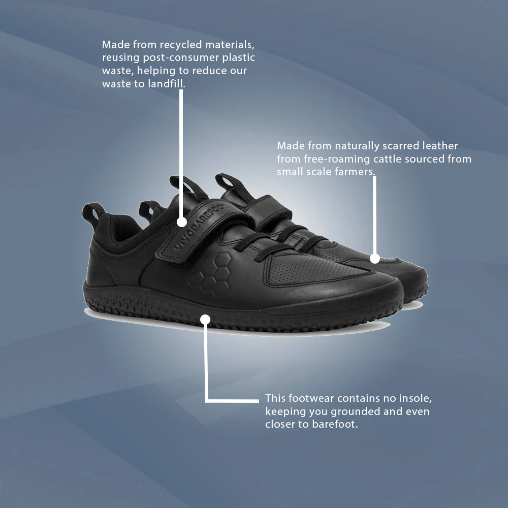 Vivobarefoot - Primus Ludo School - Obsidian - Image 6