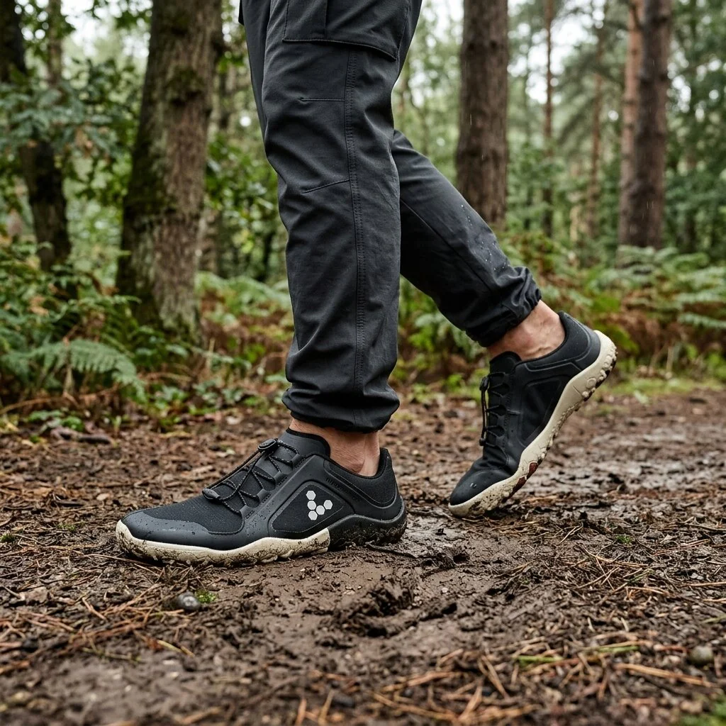 Vivobarefoot Primus Trail III All Weather FG - Obsidian (Mens) - Image 2