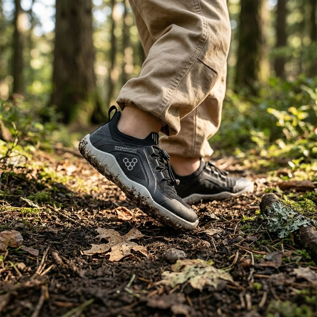 Vivobarefoot - Primus Trail Knit FG Kids - Eclipse - Image 2