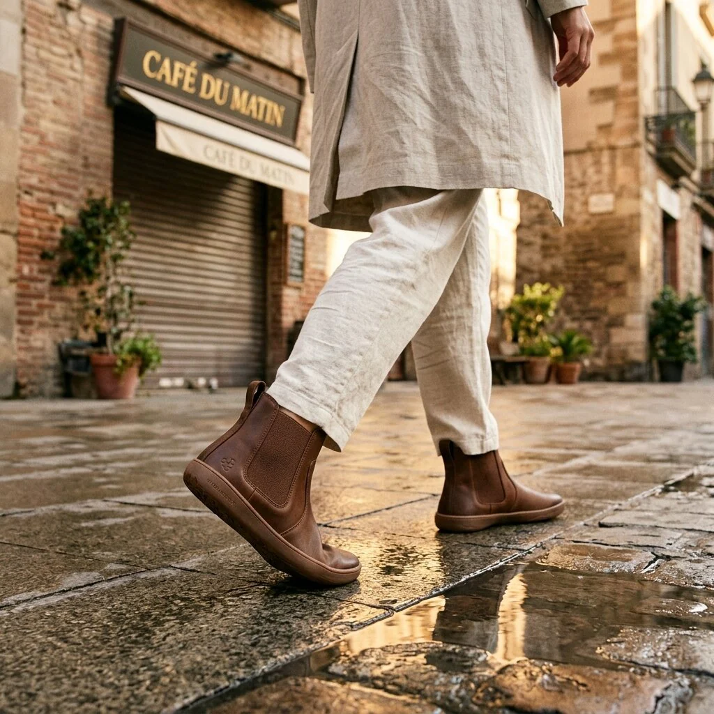 Vivobarefoot - Sensus Chelsea - Dark Tan (Womens) - Image 3
