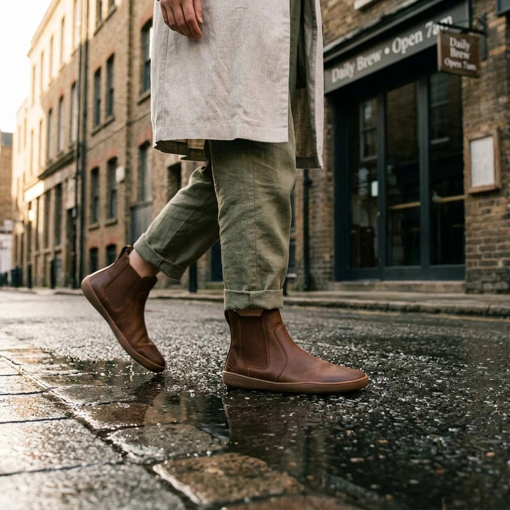 Vivobarefoot - Sensus Chelsea - Dark Tan (Womens) - Image 7