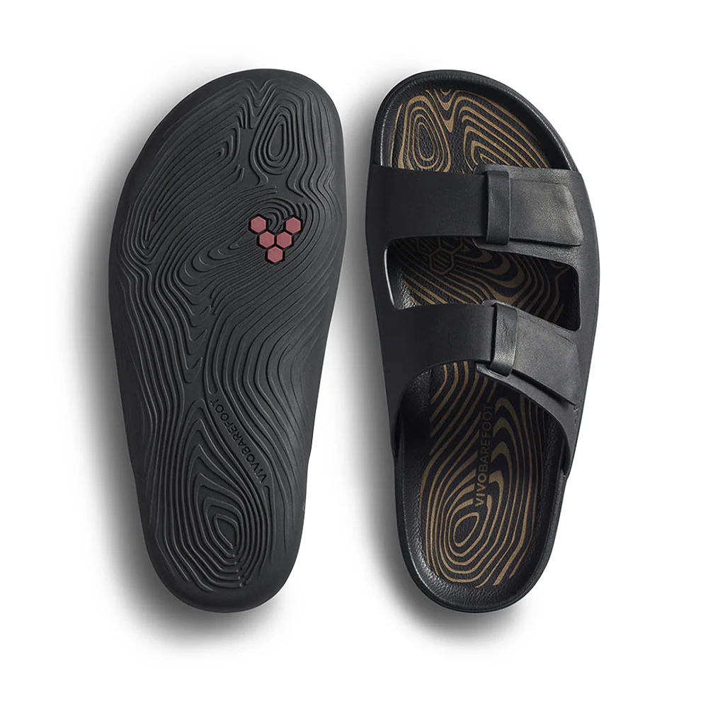 Vivobarefoot - Sensus Yin Slide (Mens) - Obsidian - Image 4