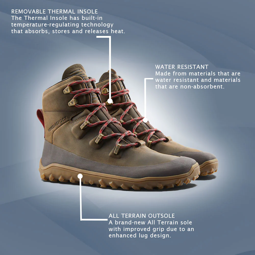 Vivobarefoot Tracker Leather AT - Bracken (Womens) - Image 6