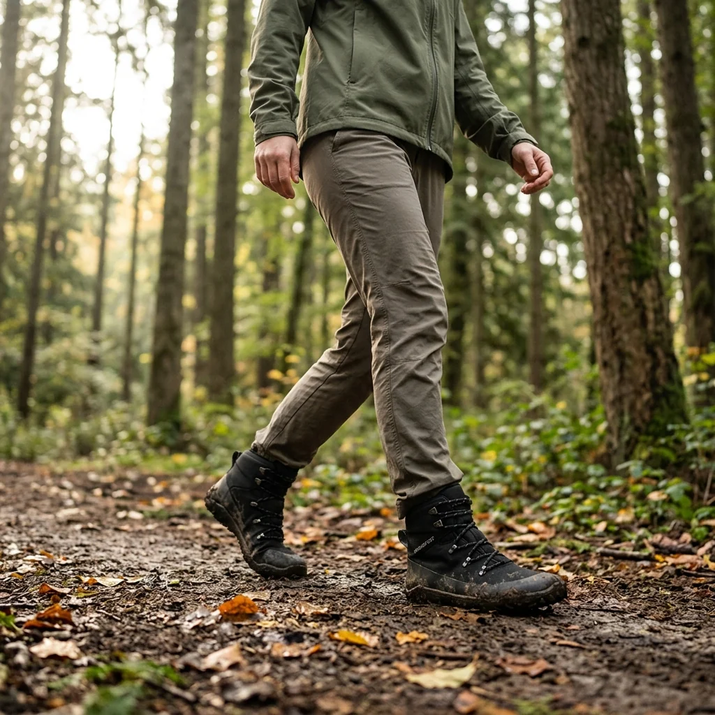 Vivobarefoot Tracker Textile AT Waterproof - Obsidian (Womens) - Image 2