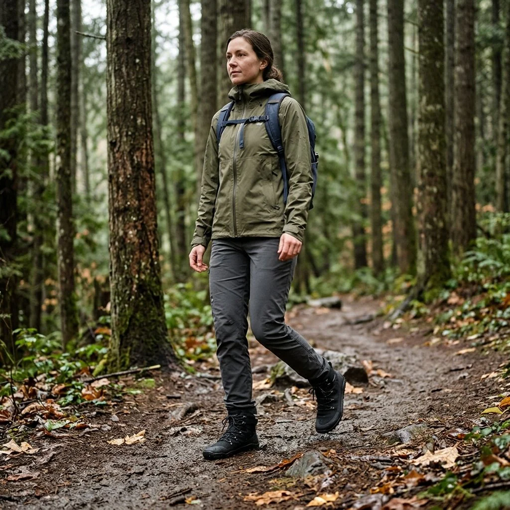 Vivobarefoot Tracker Textile AT Waterproof - Obsidian (Womens) - Image 6