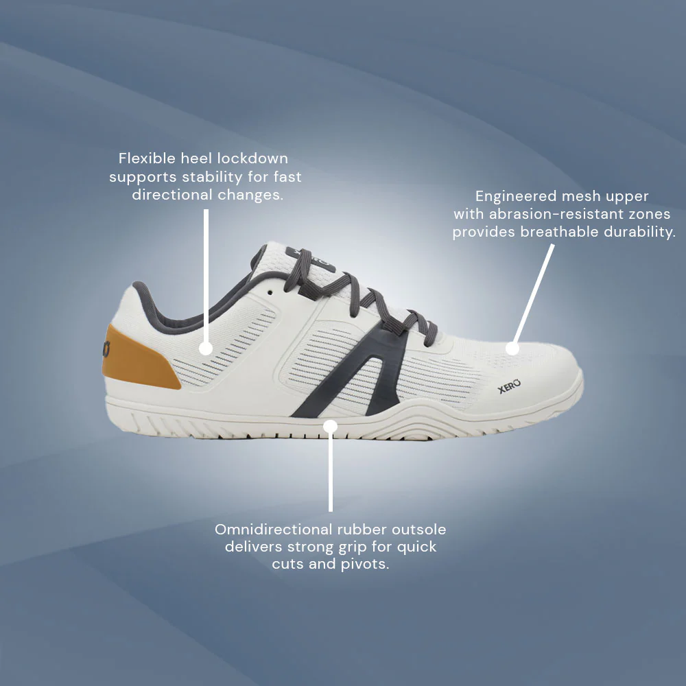 XeroShoes - 360 Rally - Barefoot Court Shoe - Womens - White Asphalt - Image 6