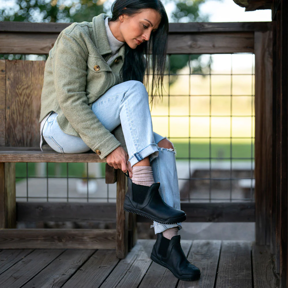 XeroShoes - Ridgeway Leather Chelsea Boot - Womens - Black - Image 3