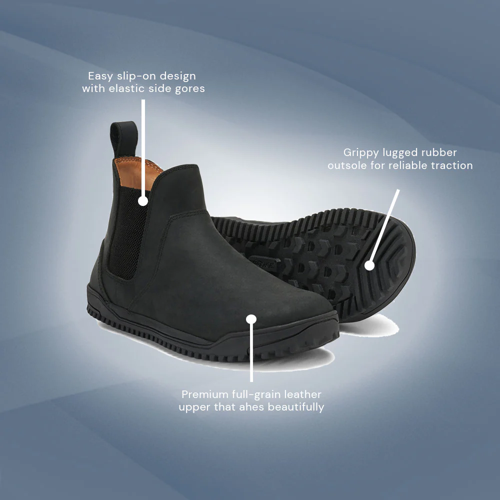 XeroShoes - Ridgeway Leather Chelsea Boot - Womens - Black - Image 6
